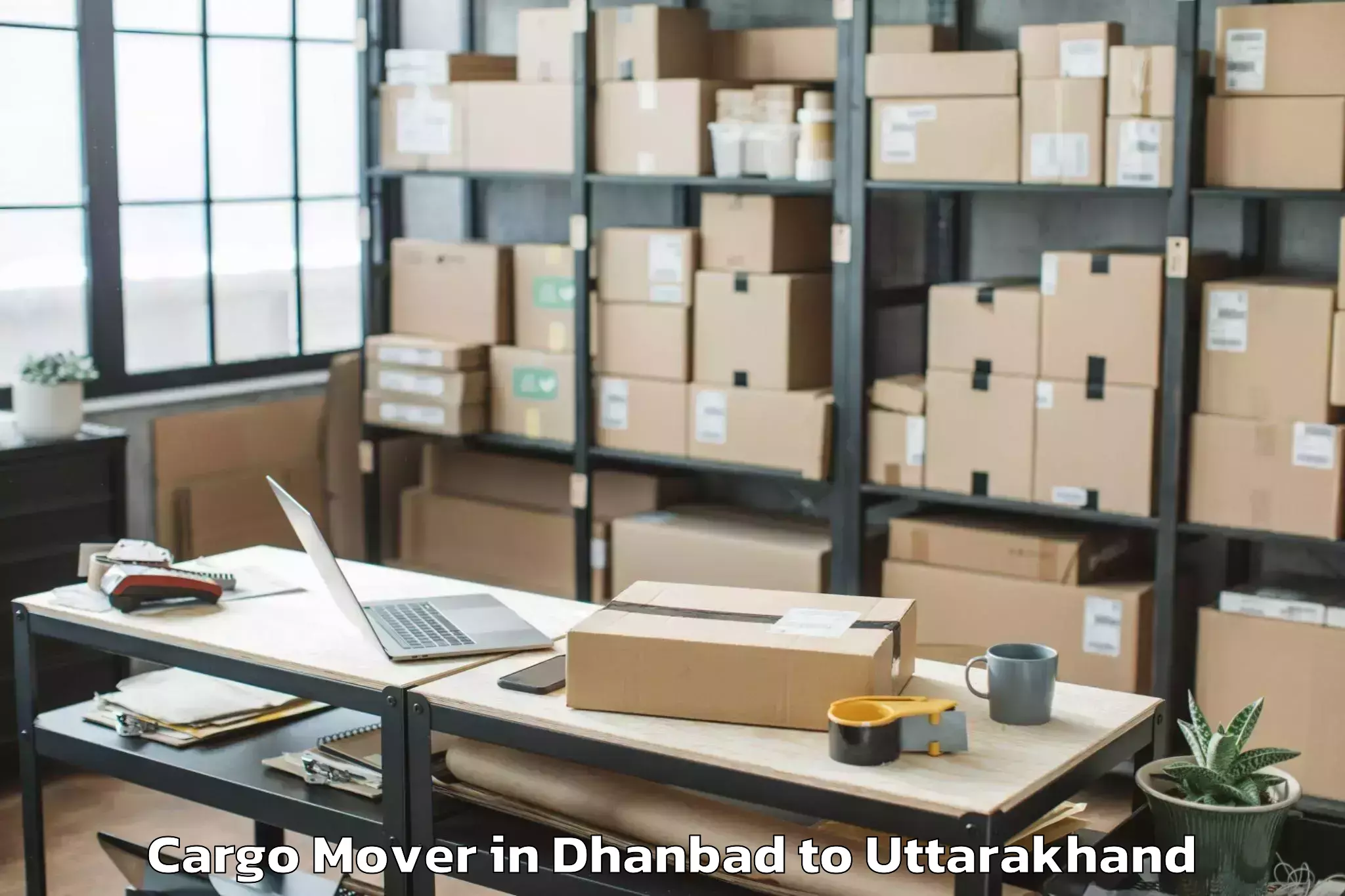 Dhanbad to Rajgarhi Cargo Mover Booking